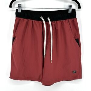 Legend Discovery Shorts Mens M Burgundy Athletic Performance Drawstring Workout